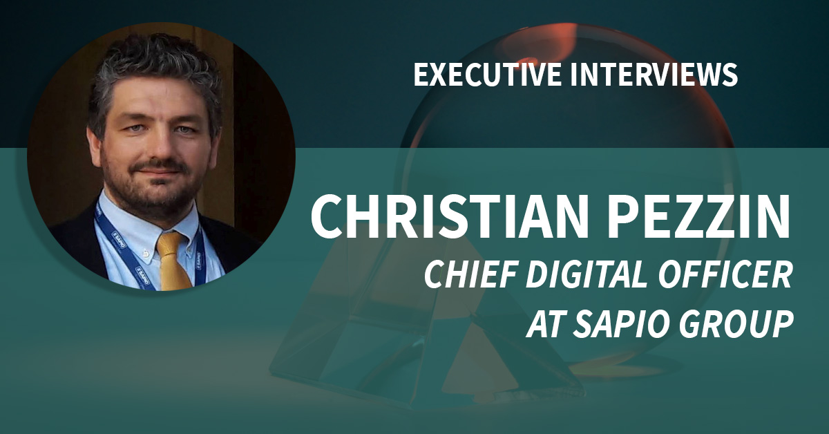 Anteprima per sito dell'intervista a Christian Pezzin, Chief Digital Officer di Sapio Group