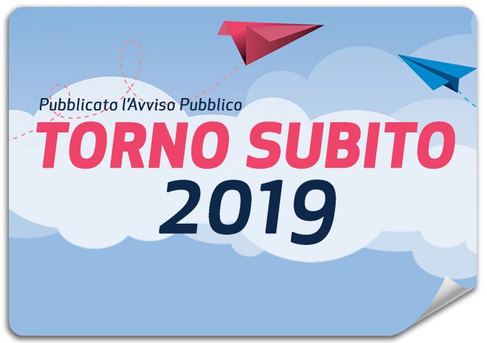 Bando Torno subito 2019 Regione Lazio