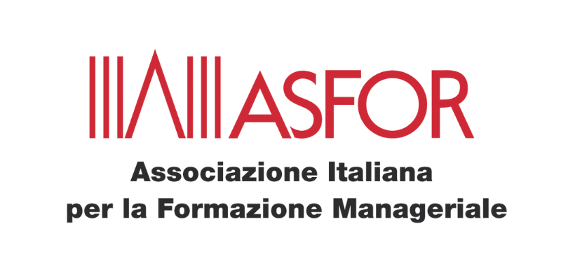 Logo esteso di Asfor, Associazione italiana per la Formazione Manageriale